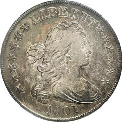 1801 S$1 XF40 ANACS. B-3, BB-213, R.3.