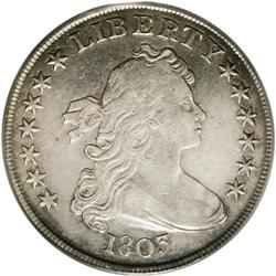 1803 S$1 Small 3 VF30 PCGS. B-5, BB-252, R.2. Glossy m