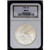 Image 3 : 1870 S$1 MS62 NGC. While the 1870 dollar is relatively