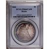 Image 3 : 1866 S$1 Motto PR66 Cameo PCGS. The Mint struck 725 pr