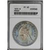 Image 3 : 1872 S$1 PR63 ANACS. Well mirrored with overbearing ir