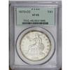 Image 1 : 1873-CC T$1 XF45 PCGS. A bold gunmetal-gray example of