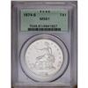 Image 1 : 1874-S T$1 MS61 PCGS. Medium S mintmark. A nicely stru