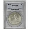 Image 1 : 1875-S T$1 MS63 PCGS. Type One Obverse and Reverse. Mo