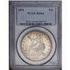 Image 3 : 1876 T$1 MS64 PCGS. Type One Obverse and Reverse. Sple