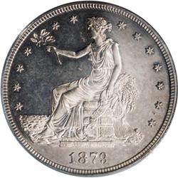 1879 T$1 PR62 PCGS. Generally untoned with a faint out