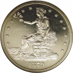 1879 T$1 PR66 NGC. David Bowers (1993) says of the pro