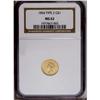 Image 3 : 1854 G$1 Type Two MS62 NGC. One of the most popular of