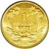 Image 2 : 1871 G$1 MS64 PCGS. A Philadelphia Mint rarity, one of