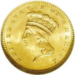 1880 G$1 MS67 S NGC. Not only is this an amazing exam