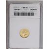 Image 1 : 1883 G$1 MS63 ANACS. This is a remarkably affordable c