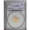 Image 3 : 1889 G$1 MS66 PCGS. Pleasingly produced, with lovely p