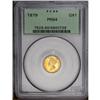 Image 3 : 1879 G$1 PR64 PCGS. Every design detail of this glitte