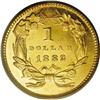 Image 2 : 1882 G$1 PR62 Cameo PCGS. Even though 125 proofs were