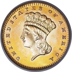 1886 G$1 PR67 PCGS. This is a Superb Gem proof with am