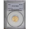 Image 1 : 1912 $2 1/2 MS62 PCGS. Apricot-gold surfaces display s