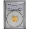 Image 1 : 1925-D $2 1/2 MS64 PCGS. A lovely D-mint near-Gem with