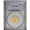 Image 1 : 1927 $2 1/2 MS64 PCGS. Variegated hues of gold color e