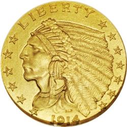 1914 $2 1/2 PR67 NGC. A simply stunning example of thi