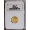 Image 3 : 1854 $3 MS65 NGC. The three dollar gold series of 1854