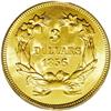 Image 2 : 1856 $3 MS64 PCGS. This is a remarkable condition rari