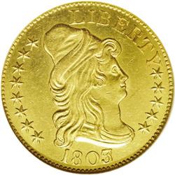 1803/2 $5 MS62 NGC. Breen-6441, B. 1-C, Miller-56, R.4