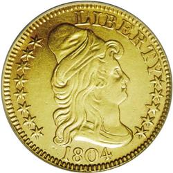 1804 $5 Small 8--Whizzed, Repaired--NCS. AU Details. B