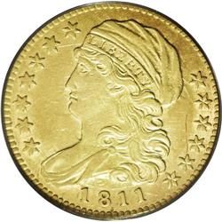 1811 $5 Tall 5 XF40 PCGS. Breen-6463, B. 1-A, Miller-1