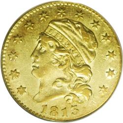 1813 $5 XF45 PCGS.From The Steve Glenn Collection.