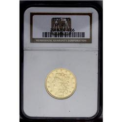 1835 $5 XF45 NGC.From The Steve Glenn Collection.