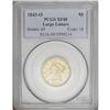 Image 1 : 1843-O $5 Large Letters XF40 PCGS. Pockets of luster e