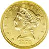 Image 1 : 1870-S $5 XF45 NGC. Although gold coins circulated rea