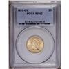 Image 1 : 1891-CC $5 MS62 PCGS. Lustrous and nicely preserved, w