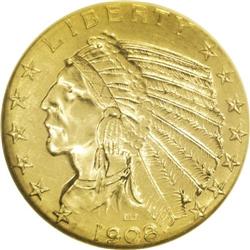 1908 $5 MS63 NGC. Always a popular issue as the first