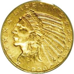 1909-D $5 MS64 PCGS. As nice as this date is usually f