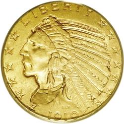 1910 $5 MS64 PCGS. The 1910 is one of the more obtaina
