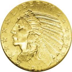 1911 $5 MS64 NGC. The 1911 is one of the more common i