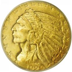 1929 $5 MS62 PCGS.From The Steve Glenn Collection.