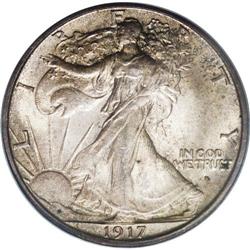 1917-S 50C Obverse MS64 PCGS. One of several Choice Mi