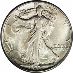 1919-D 50C MS64 PCGS. The 1919-D is an unquestioned ra