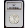 Image 1 : 1920 50C MS64 NGC. This nearly brilliant Choice Walker