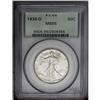 Image 1 : 1938-D 50C MS65 PCGS. A lustrous pearl-gray Gem of thi