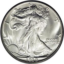 1938-D 50C MS66 PCGS. A shimmering, untoned Gem exampl