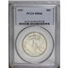 Image 1 : 1947 50C MS66 PCGS. The luster is slightly subdued, bu