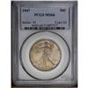 Image 1 : 1947 50C MS66 PCGS. Lovely variegated toning covers ea