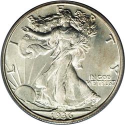 1936 50C PR66 PCGS. Brilliant and nearly untoned, with