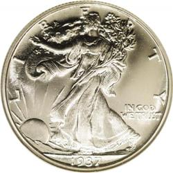 1937 50C PR67 NGC. A fully brilliant Superb Gem proof