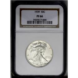 1939 50C PR66 NGC. A brilliant and boldly struck high