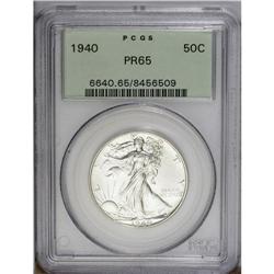 1940 50C PR65 PCGS. Delicate wisps of tan toning visit