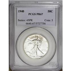 1940 50C PR67 PCGS.From The Indiana Undertaker Collect